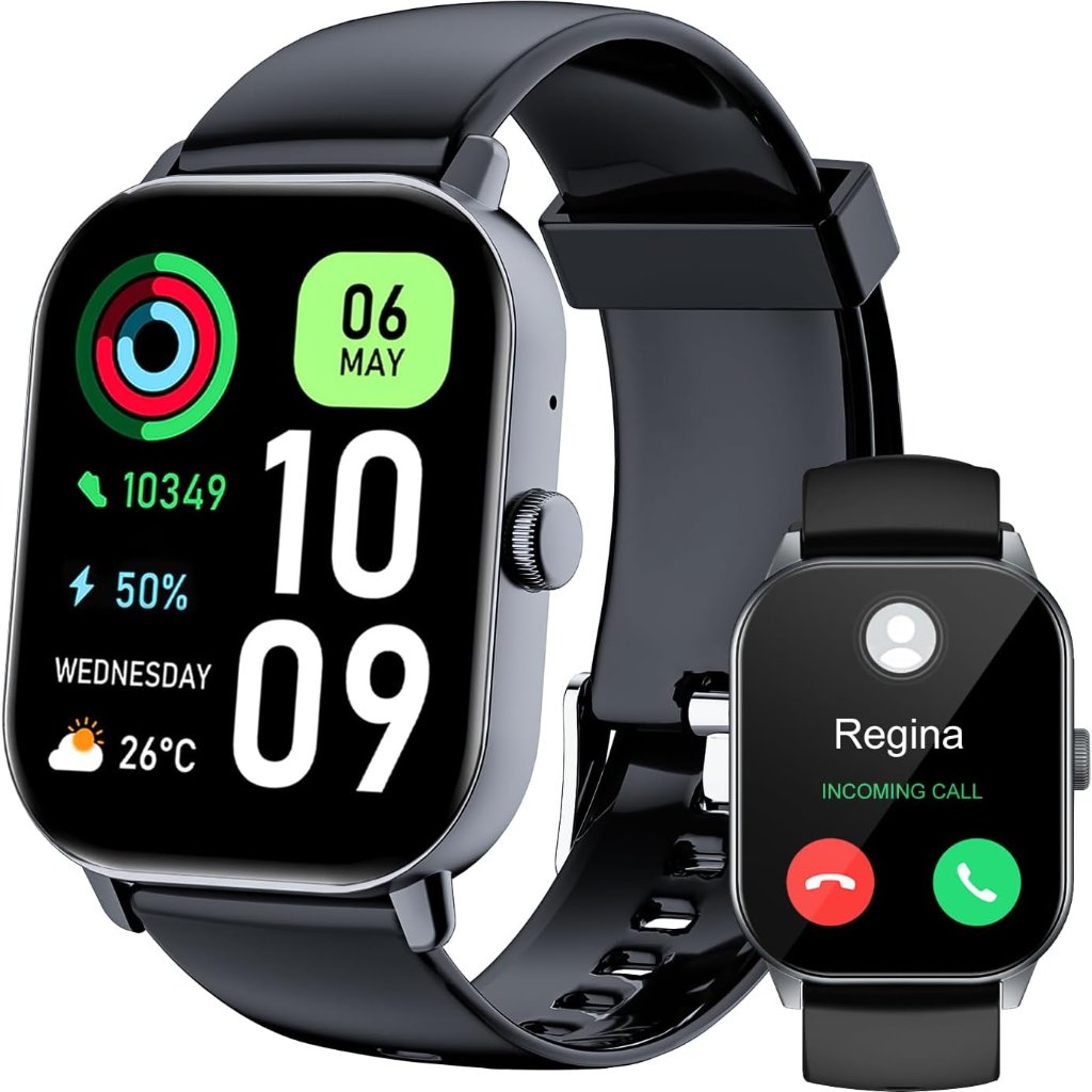 Smart Watch For Men Women Answer/Make Calls,Smartwatch With Heart Rate Sleep Cou